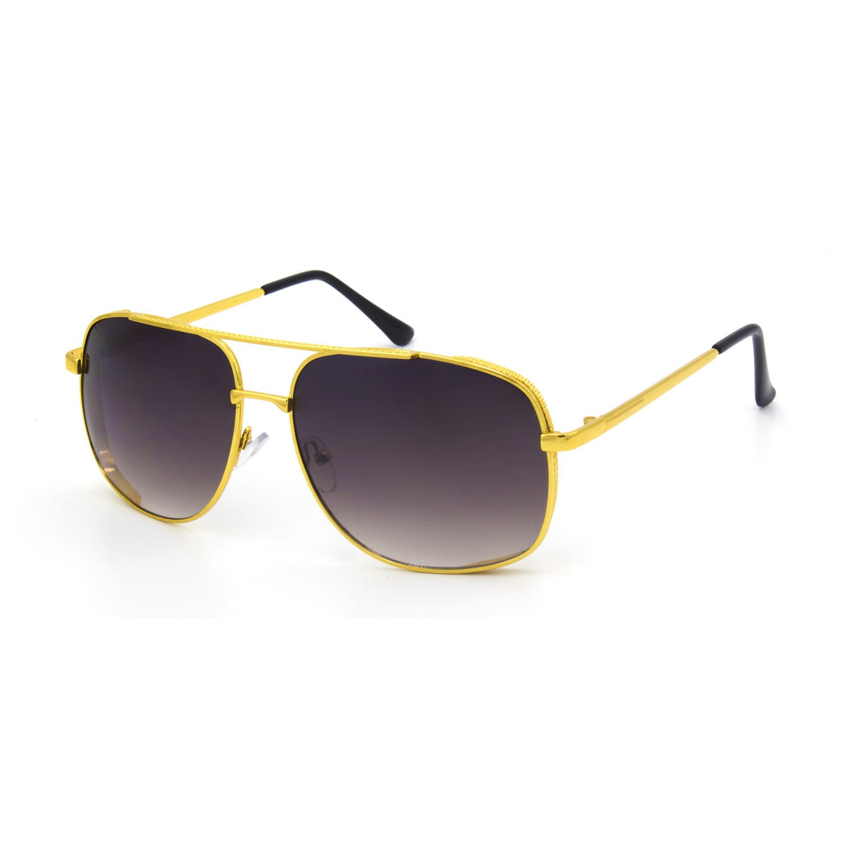 Metal Square Aviator Sunglasses UV400 Protection Gradient Lens Men main image 4