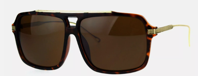 Polarized Aviator Sunglasses | Vintage Oversized display picture 2