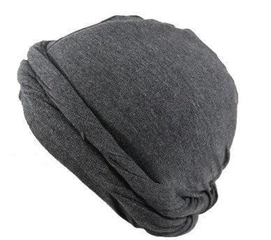 Two 2 Pcs Stretch Mens Vintage Twist Head Wrap Satin Lined Adjustable Turban Scarf Tie for Dome Wave Cap for Hair - Zuna Brand Eyewear