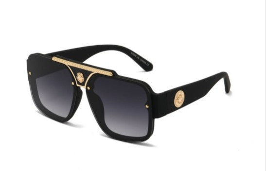 Oversized Aviators Flat Top  Sunglasses for Men Women Win - Zuna Eyewear Boutique