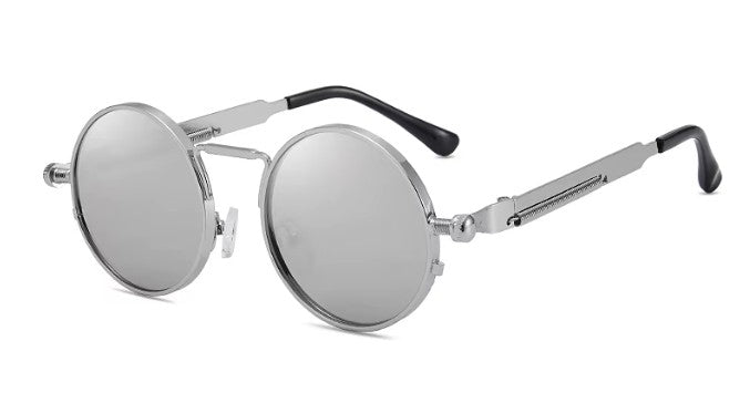Vintage Round Steampunk Luxury Freddy Glasses