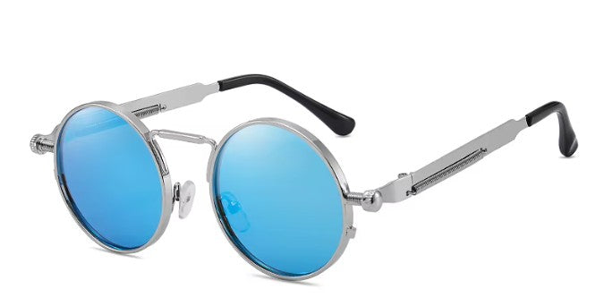 Vintage Round Steampunk Luxury Freddy Glasses