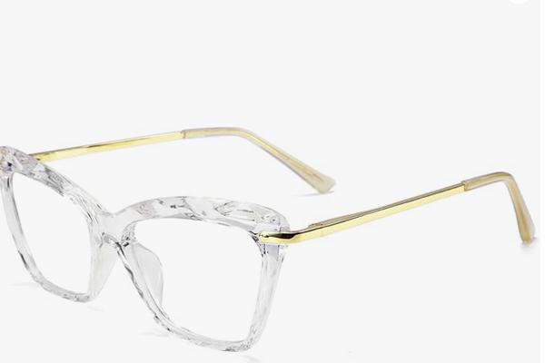 Women's Oversized Blue Light Blocking Glasses Butterfly Shape Simone Eyewear - Zuna Eyewear Boutique