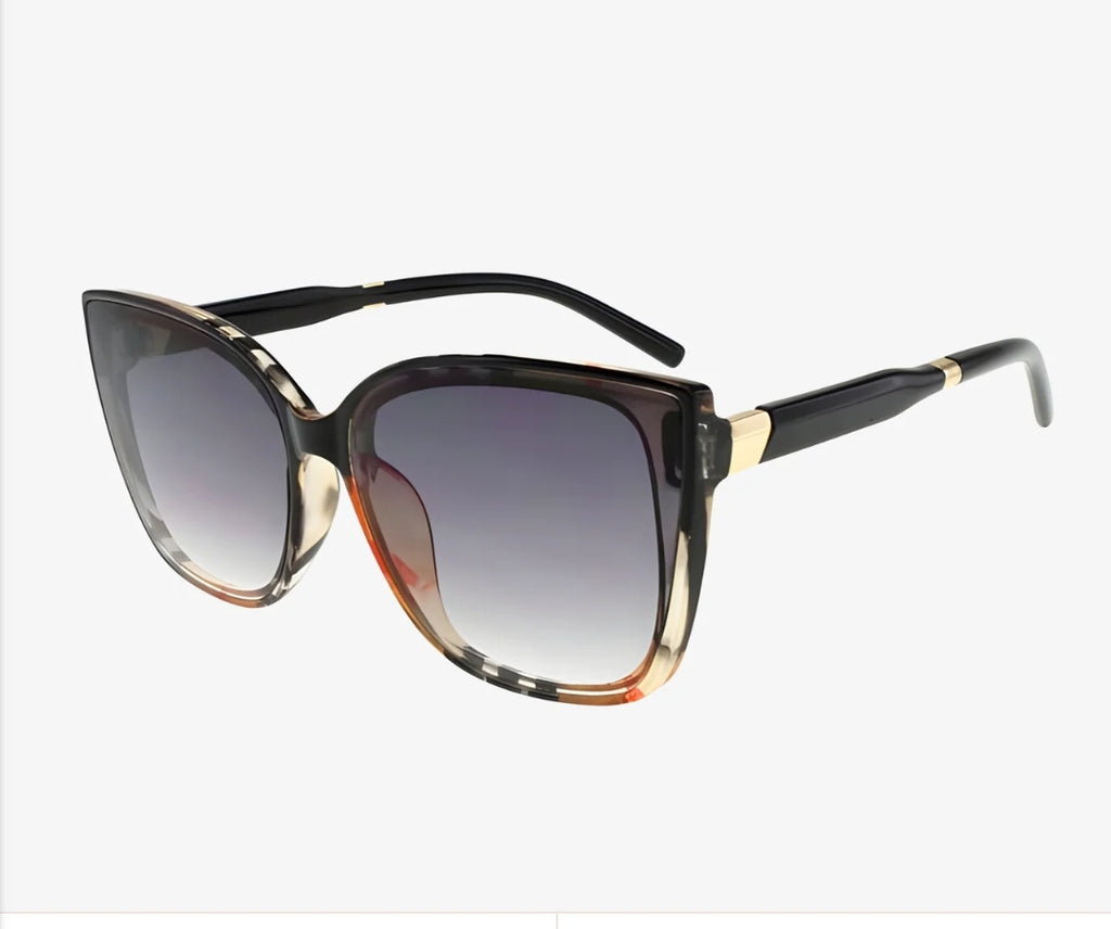 Classic Plaid Square Oversized Luxury Vintage Burberry Print Inspired  Sunglasses Benet - Zuna Eyewear Boutique
