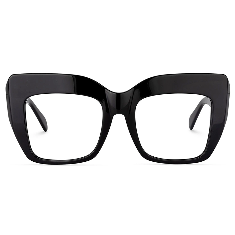 Fashion glasses women square frame big size prescription glasses