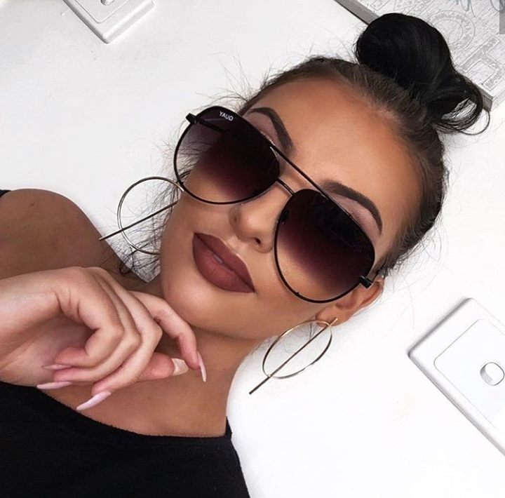 Ombre sunglasses top