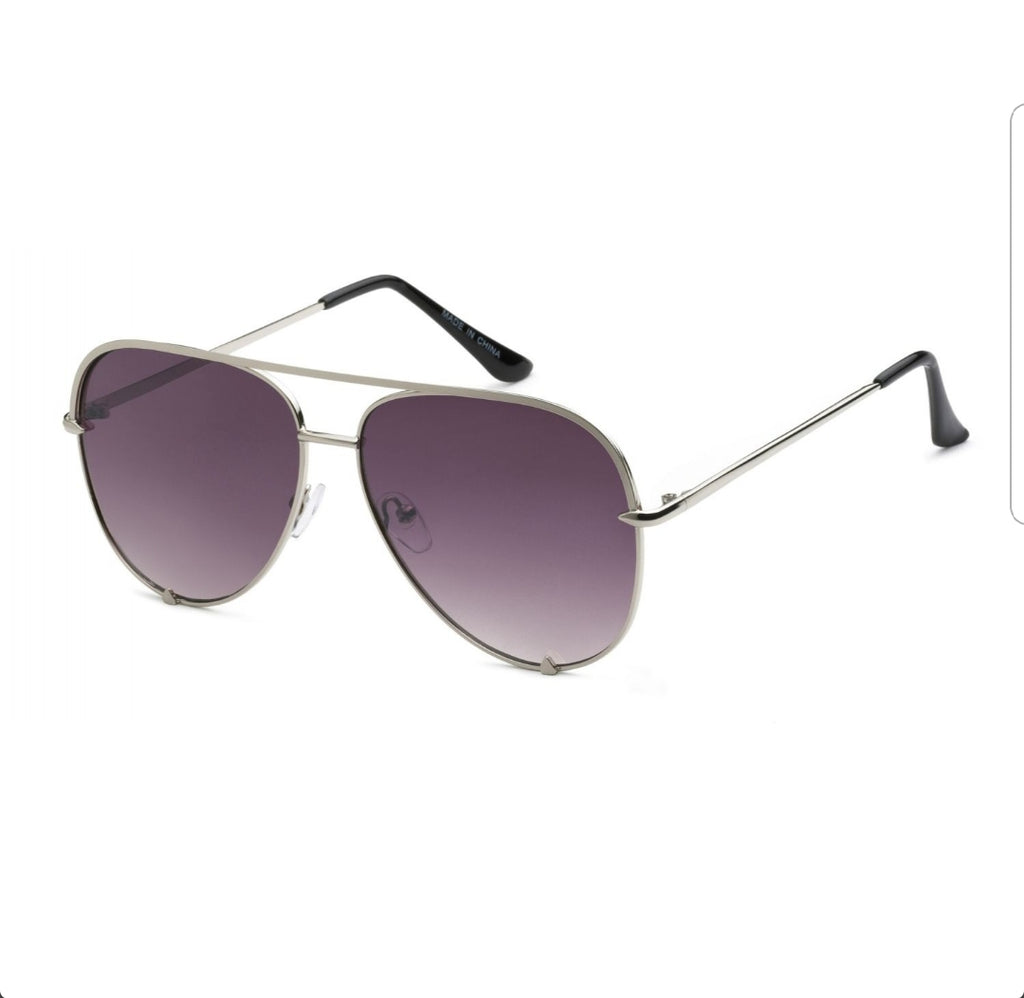 Ombre Aviators Classic Frame Mariah Sunglasses - Zuna Brand Eyewear