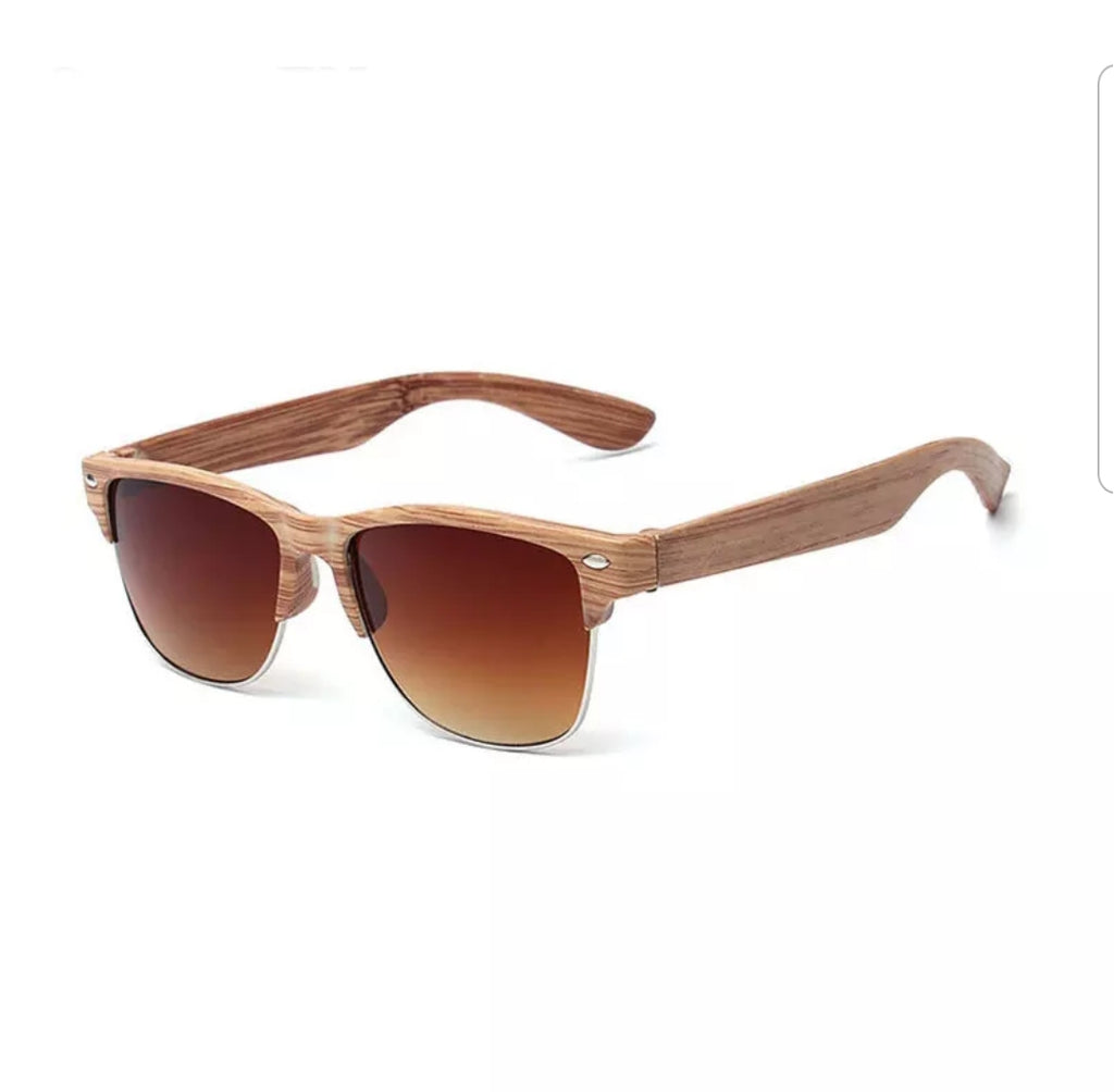 Polarized Sunglasses for Men and Women Semi-Rimless Frame Driving Jordan Sunglasses 100% UV Blocking - Zuna Brand Eyewear