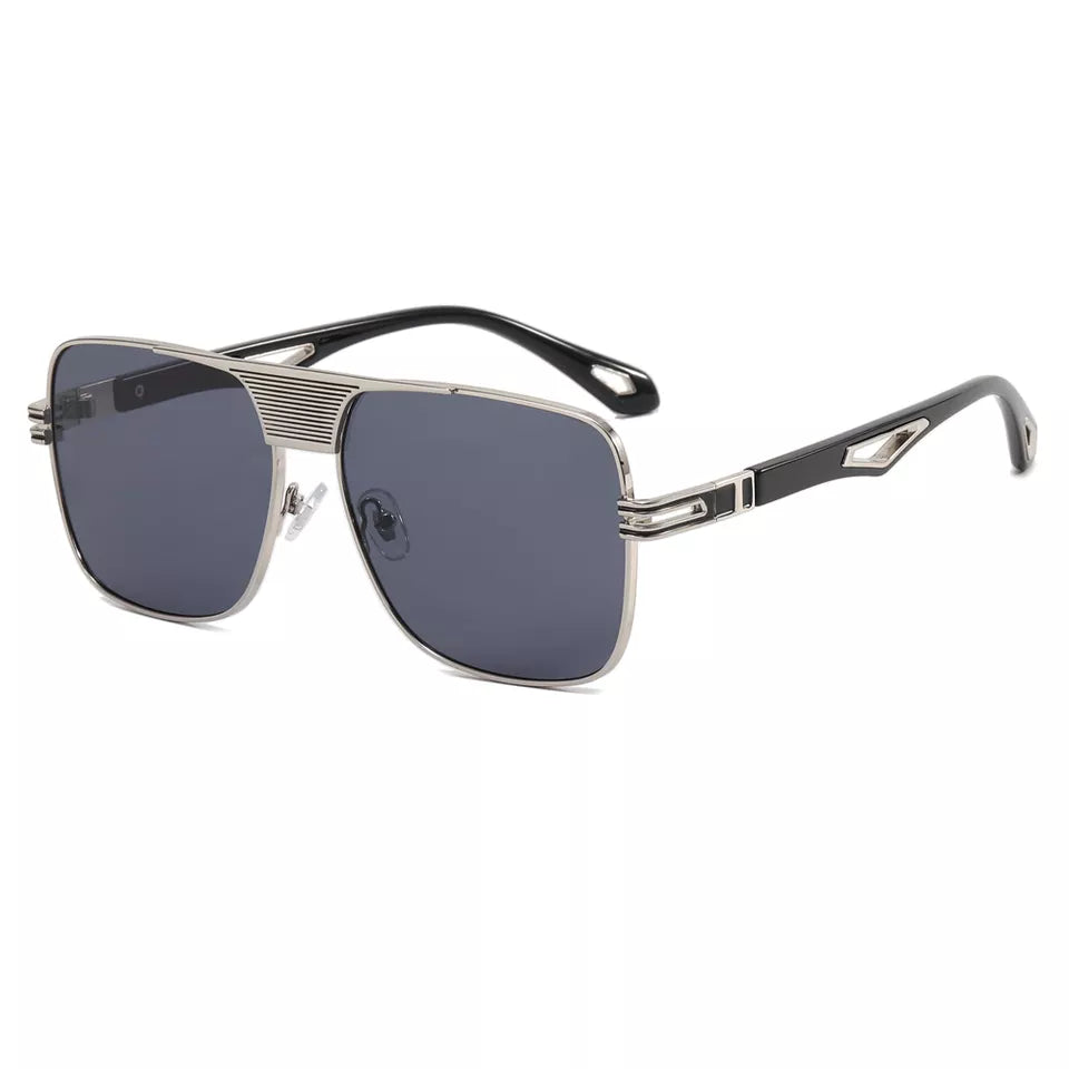 Fashion Metal Frame Sunglasses UV400 Men's Gradient Ronnie Shades Sunglasses - Zuna Brand Eyewear