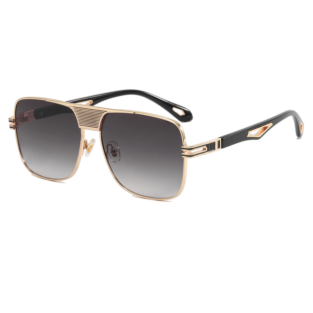 Fashion Metal Frame Sunglasses UV400 Men's Gradient Ronnie Shades Sunglasses - Zuna Brand Eyewear