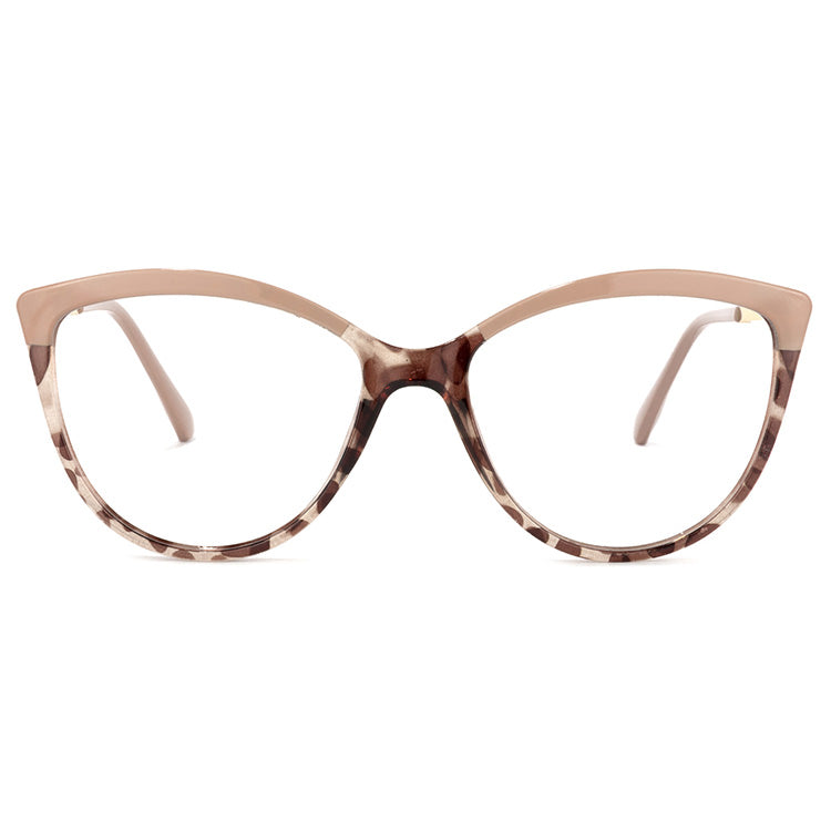 Chic Oversized Cat Eye Glasses with Clear Lens for Women Amelia - Zuna Brand Eyewear