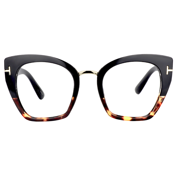 Oversized Blue Light Blocking Cateye Acetate Vintage Michelle Glasses - Zuna Brand Eyewear