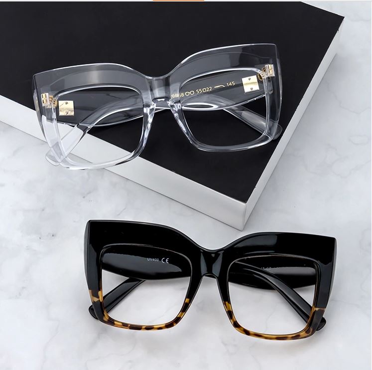 The Bold- Cat Eye Glasses Women Square Clear Lens Optical Frames