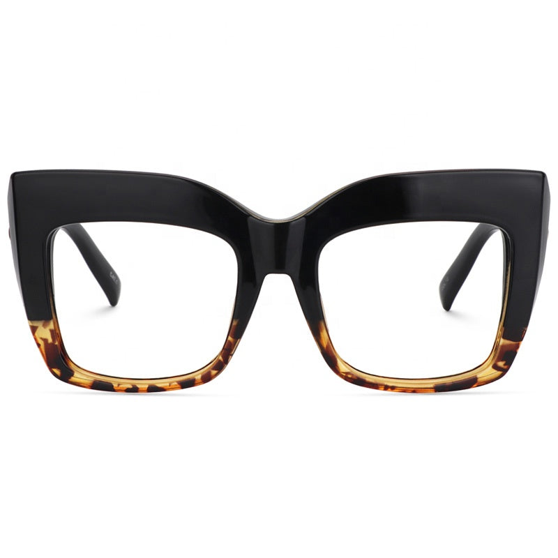 Designer Unisex Large vogue thick Oversized Acetate Oversized Square Glasses Grace Frame - Zuna Brand Eyewear