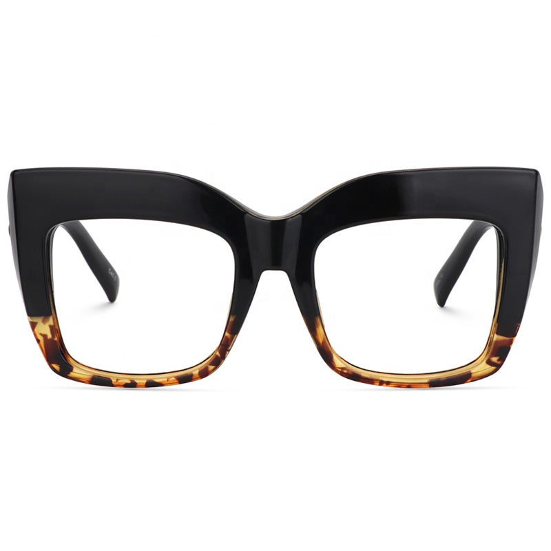 Unisex Oversized Square Eyeglasses Elegant Shop Now