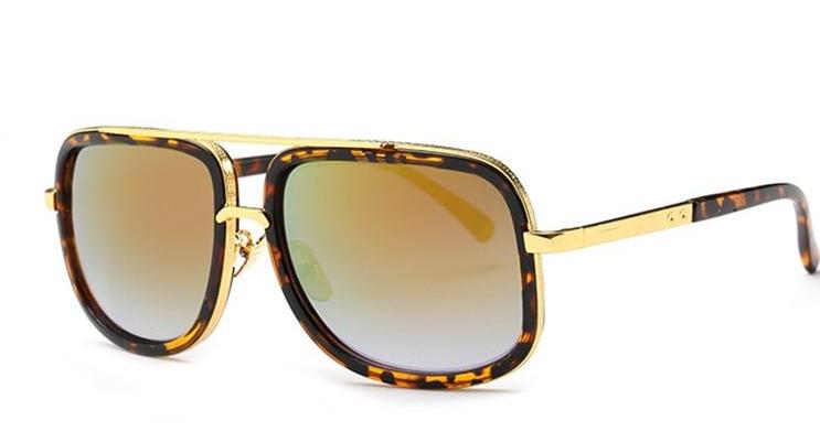 Aviators Fashion Men Sunglasses Gradient Shades Square Brand Designer Sunglasses - Zuna Brand Eyewear