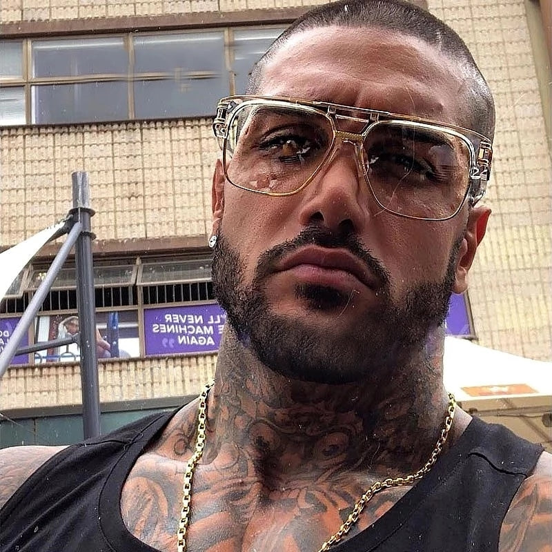 Retro Vintage 80s 90s Classic Pimp Rapper Gangsta Men's Victor Sunglas