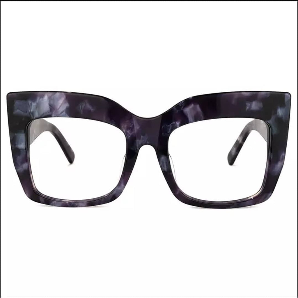 Designer Unisex Large vogue thick Oversized Acetate Oversized Square Glasses Grace Frame - Zuna Brand Eyewear