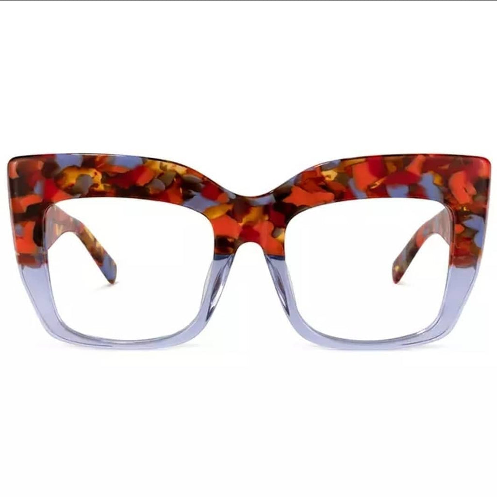 Designer Unisex Large vogue thick Oversized Acetate Oversized Square Glasses Grace Frame - Zuna Brand Eyewear
