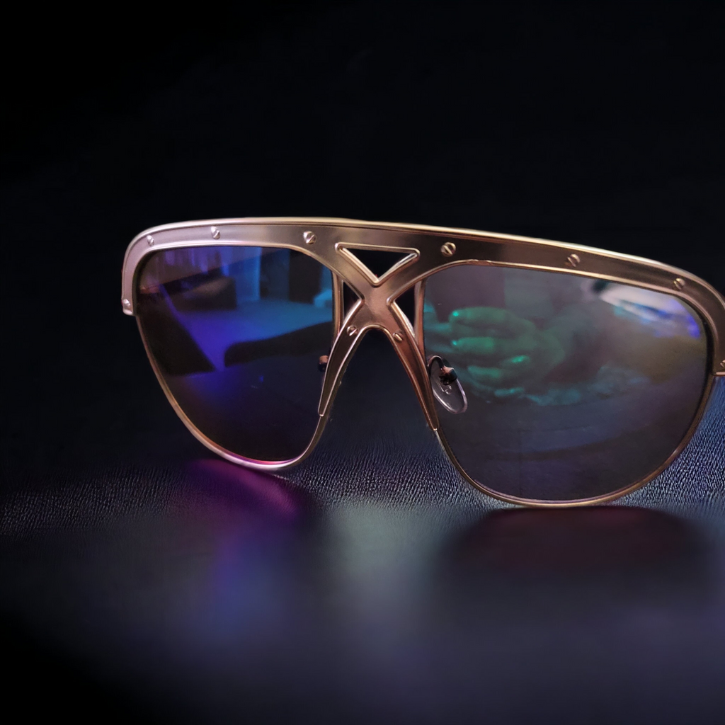 Criss Cross Vintage Aviators Luxury Steampunk Rappers Nola Sunglasses - Zuna Brand Eyewear