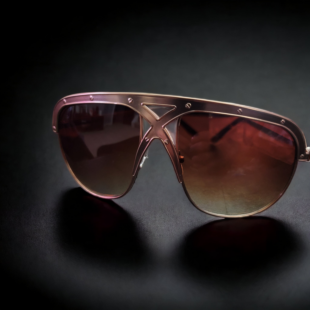 Criss Cross Vintage Aviators Luxury Steampunk Rappers Nola Sunglasses - Zuna Brand Eyewear