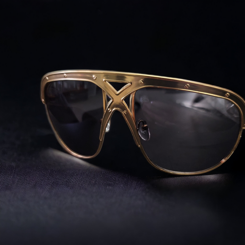 Criss Cross Vintage Aviators Sunglasses