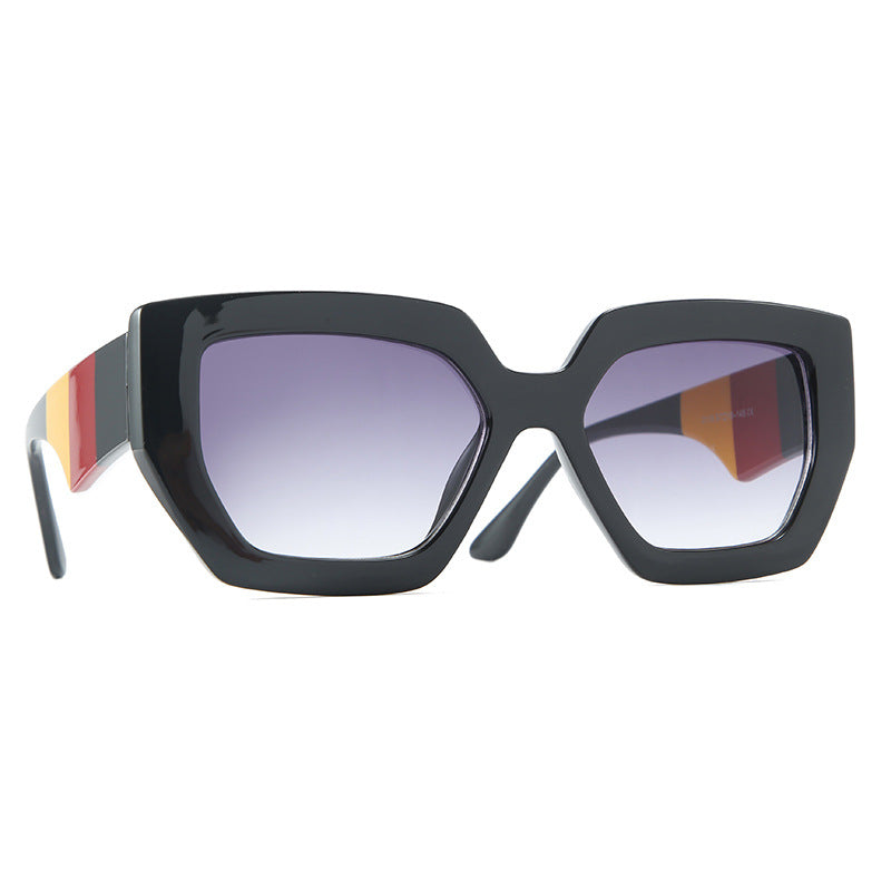 Stylish Oversized Geometric Thick Sunglasses Samantha  for Women Men - Zuna Brand Eyewear