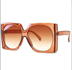 Oversized Vintage Classic Retro Shay Sunglasses display picture 3