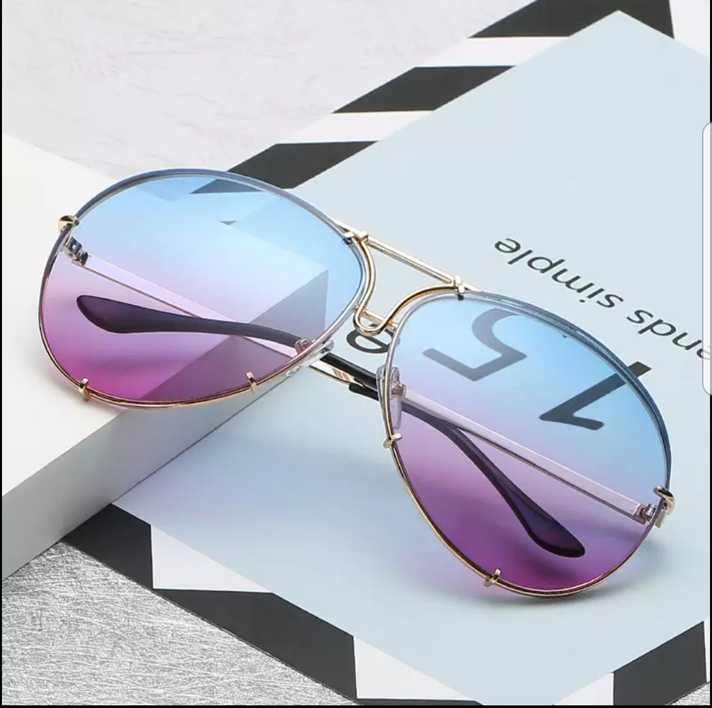 Oversized Luxury Aviators Vintage Classic Caleb Sunglasses - Zuna Brand Eyewear