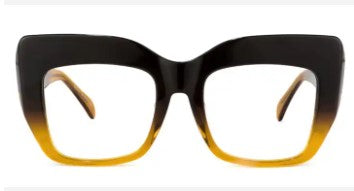 Designer Unisex Large Vogue Oversized Acetate Oversized Square Eyeglasses Grace - Zuna Brand Eyewear