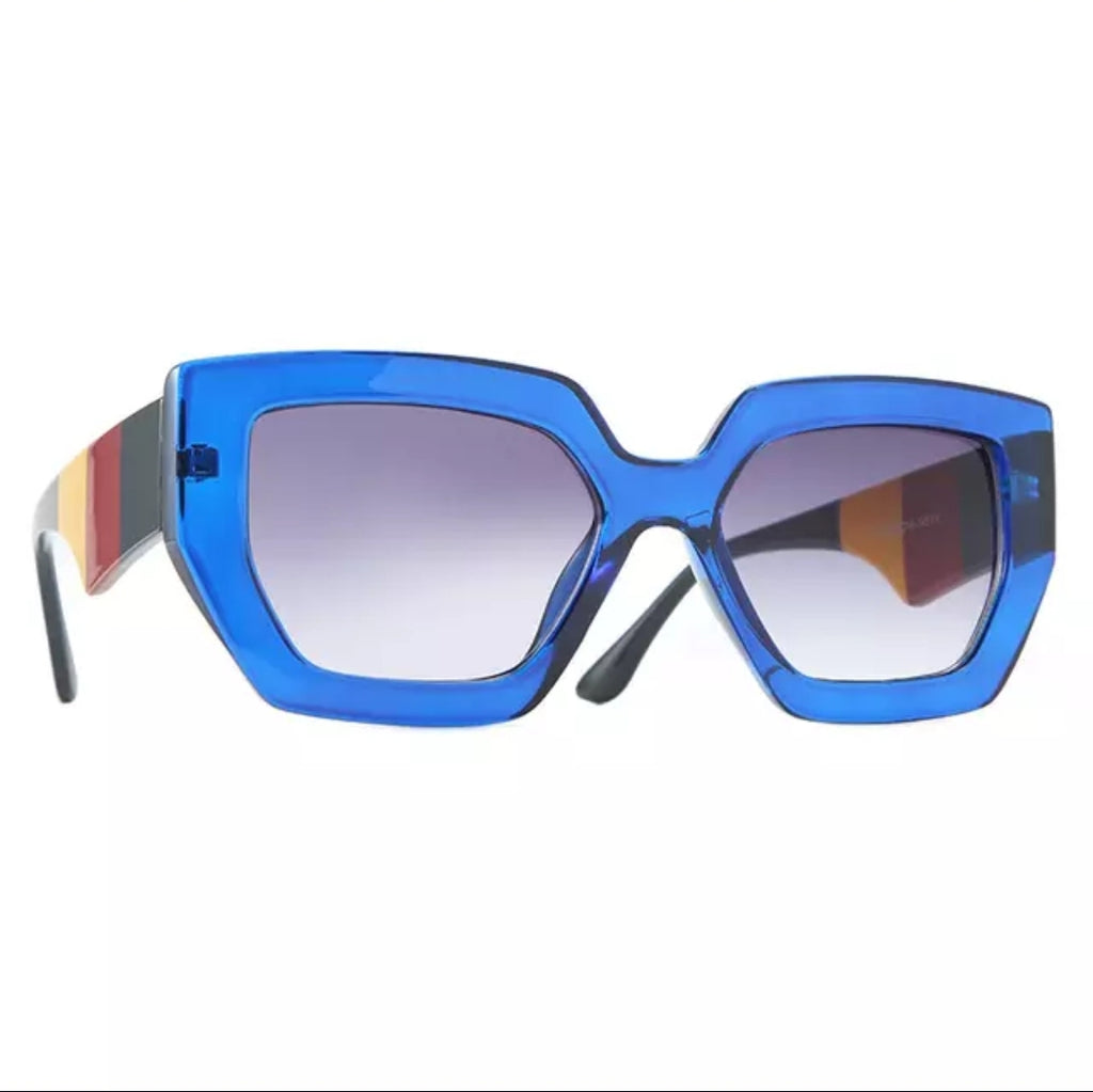 Stylish Oversized Geometric Thick Sunglasses Samantha for Women Men