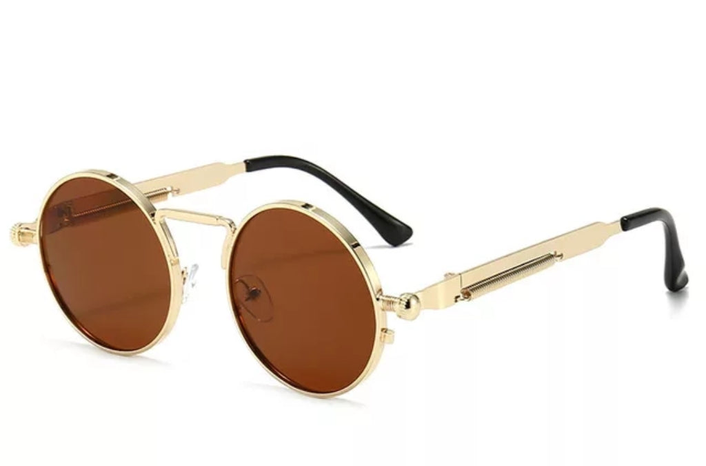 Vintage Round Steampunk Luxury Freddy Glasses - Zuna Brand Eyewear