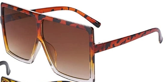 Women's Square Flat Top Sunglasses