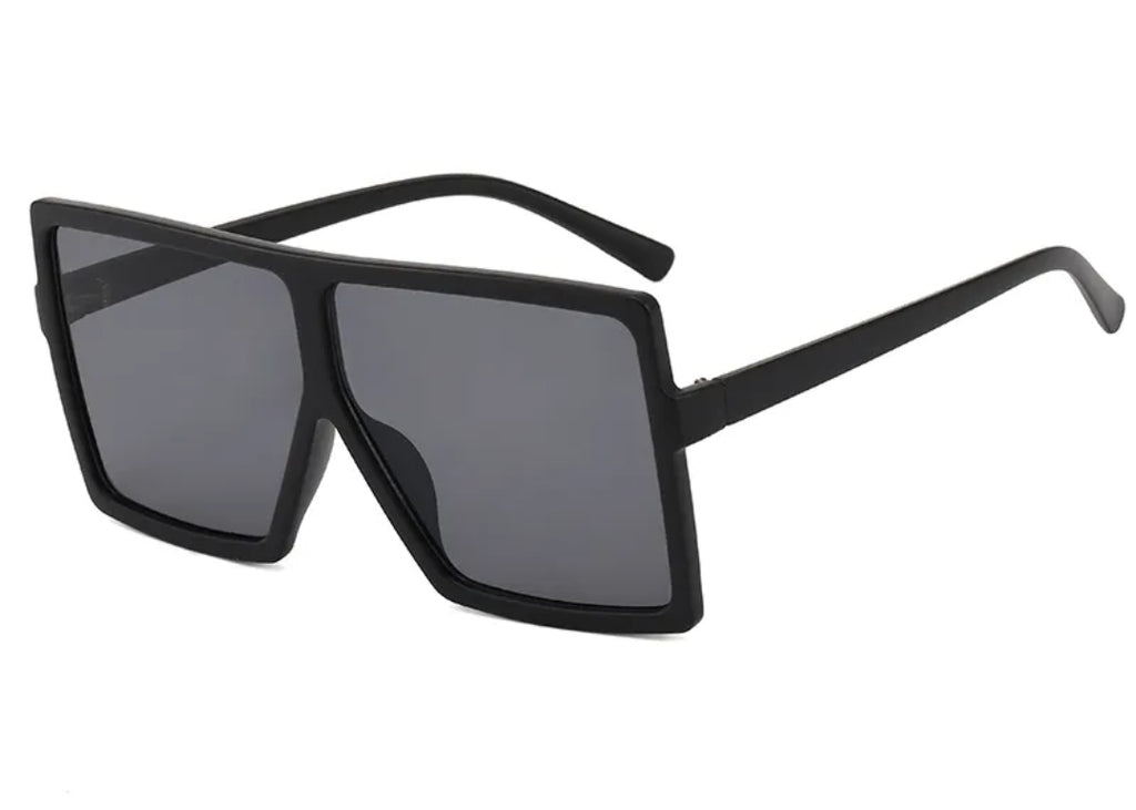 Square Oversized Sunglasses For Women & Men - Flat Top Big Frame Fashion Shades