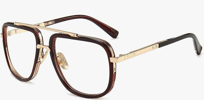 Luxury Big Head Men Sunglasses Square Designer Glasses Shades Classic  Eyewear
