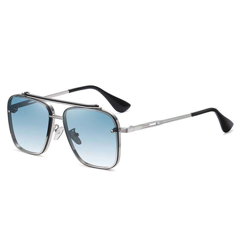 Fashion Men Sun glasses Gradient Shades Square Brand Designer Dro Sunglasses - Zuna Brand Eyewear