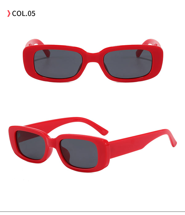 Rectangle Sunglasses for Women Retro Driving Glasses 90s Vintage Fashion Narrow Square Margeaux SunglassesFrame UV400 Protection - Zuna Brand Eyewear